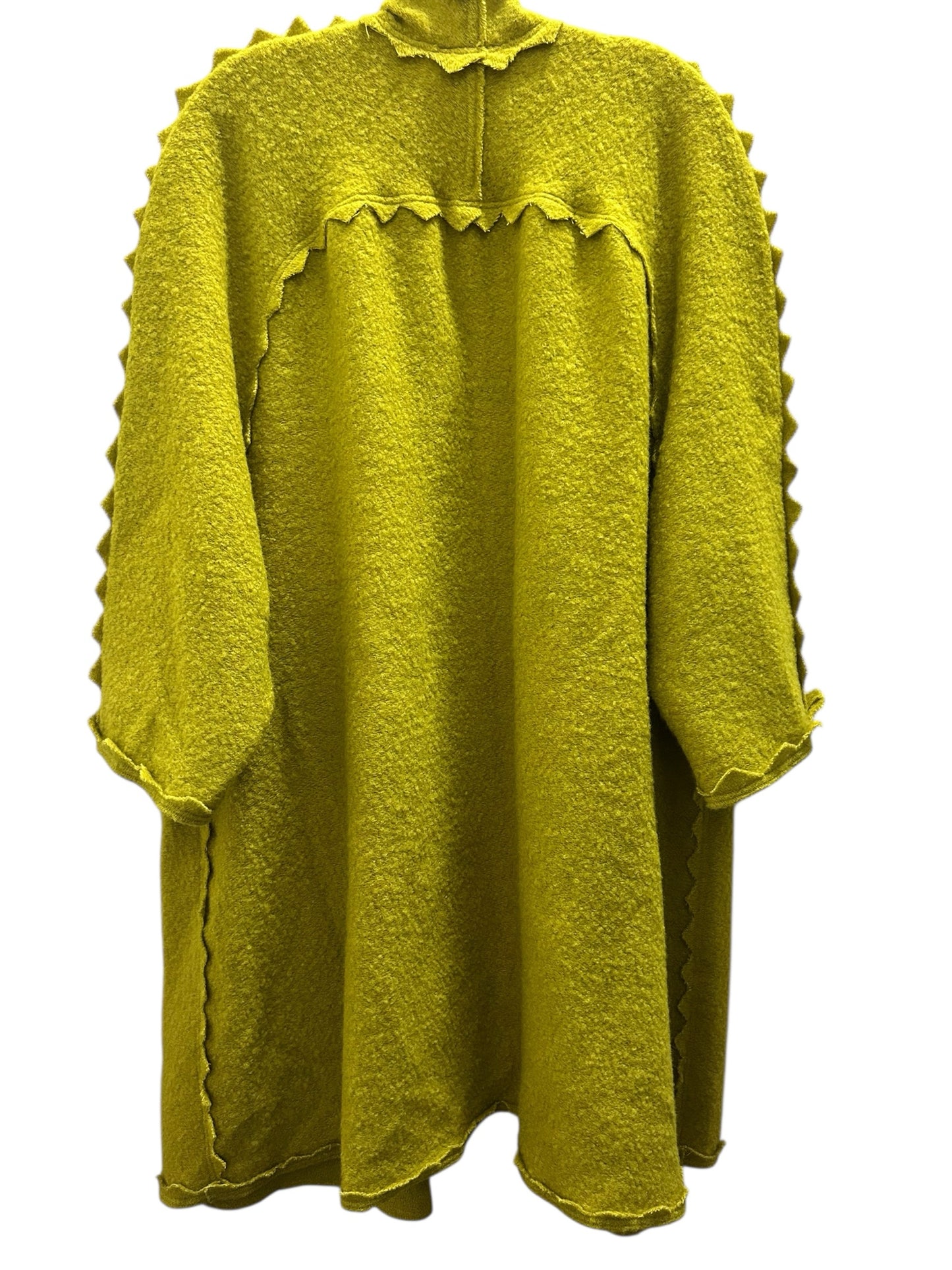 Nancy Hewitt Size Large Chartreuse Coat
