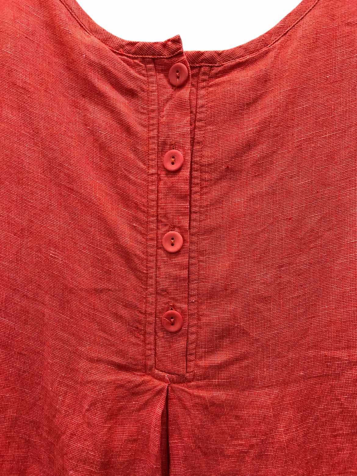 Flax Size Medium Coral Blouse