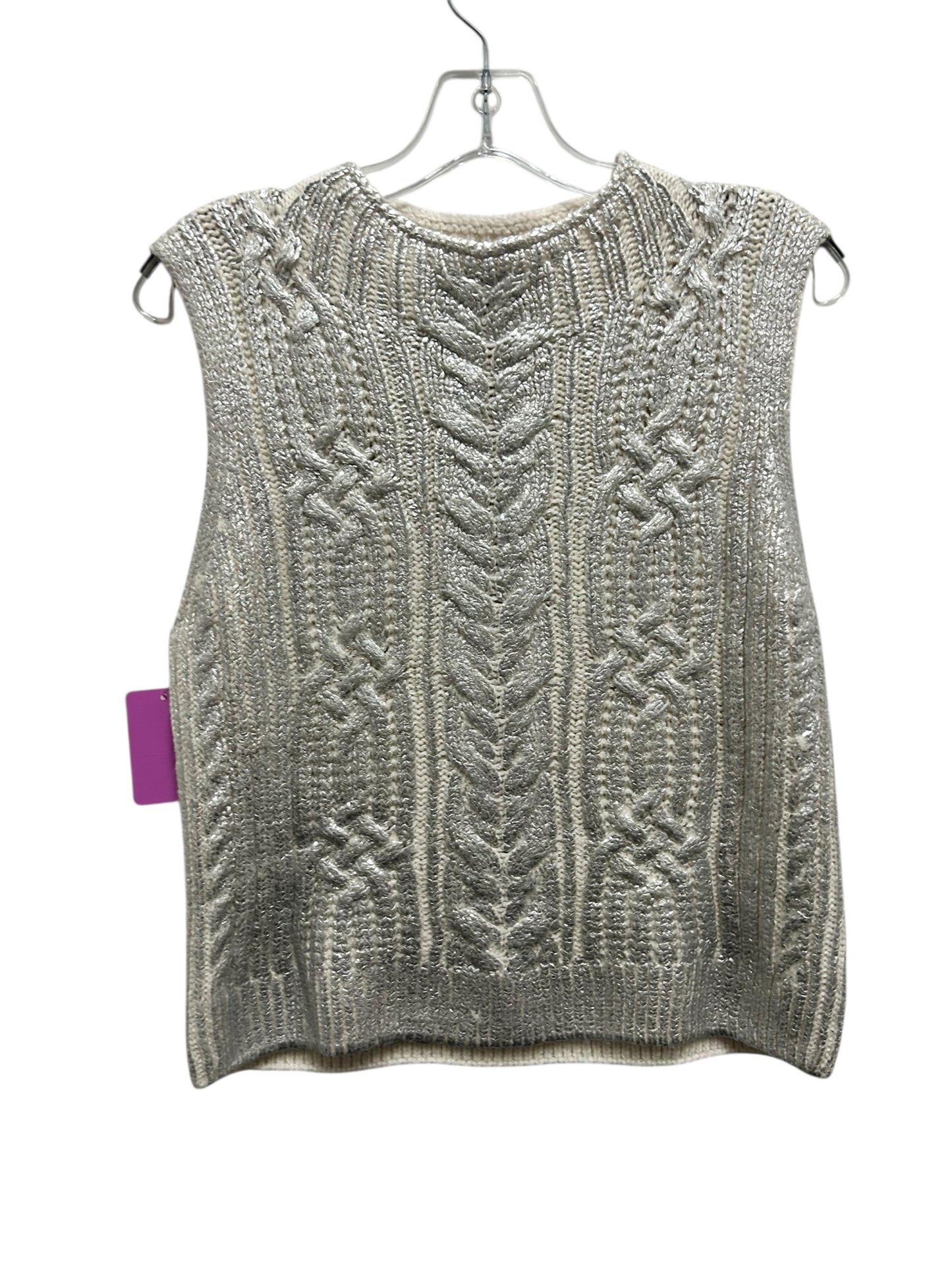 1. State Size Medium Silver Sweater