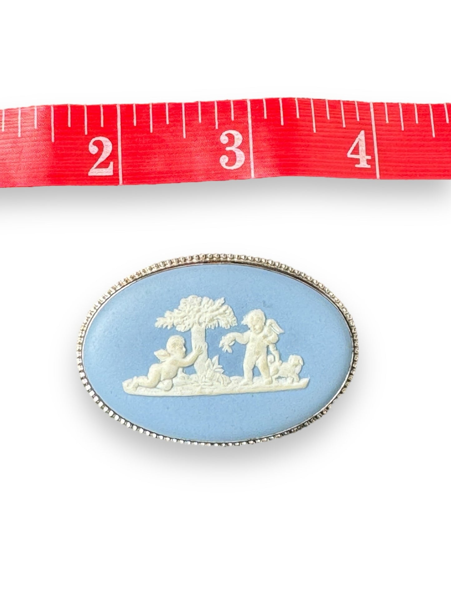 Wedgwood Blue Jasperware Pin