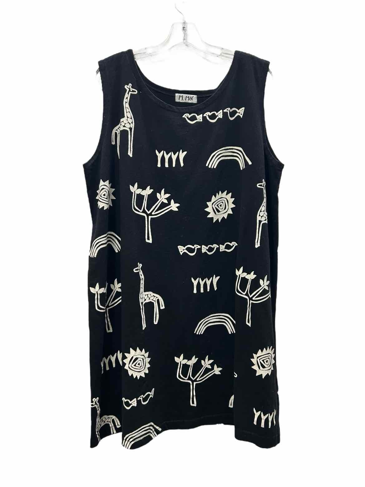 M. Mac Size X large Black & White Dress