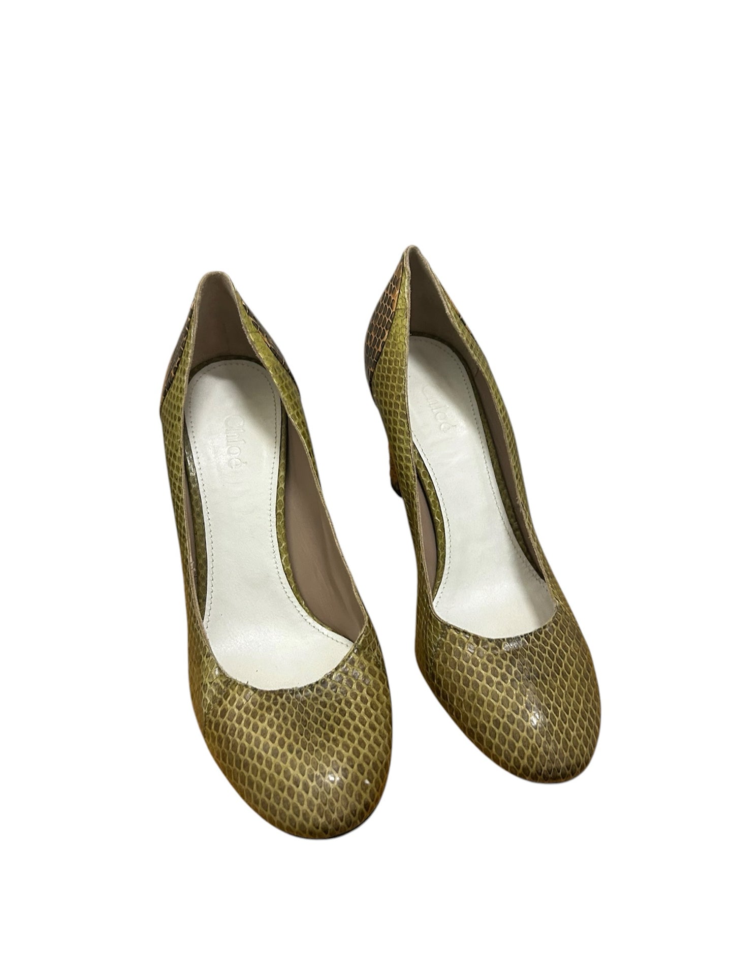 Chloe Shoe Size 9.5-10 Reptile Heels