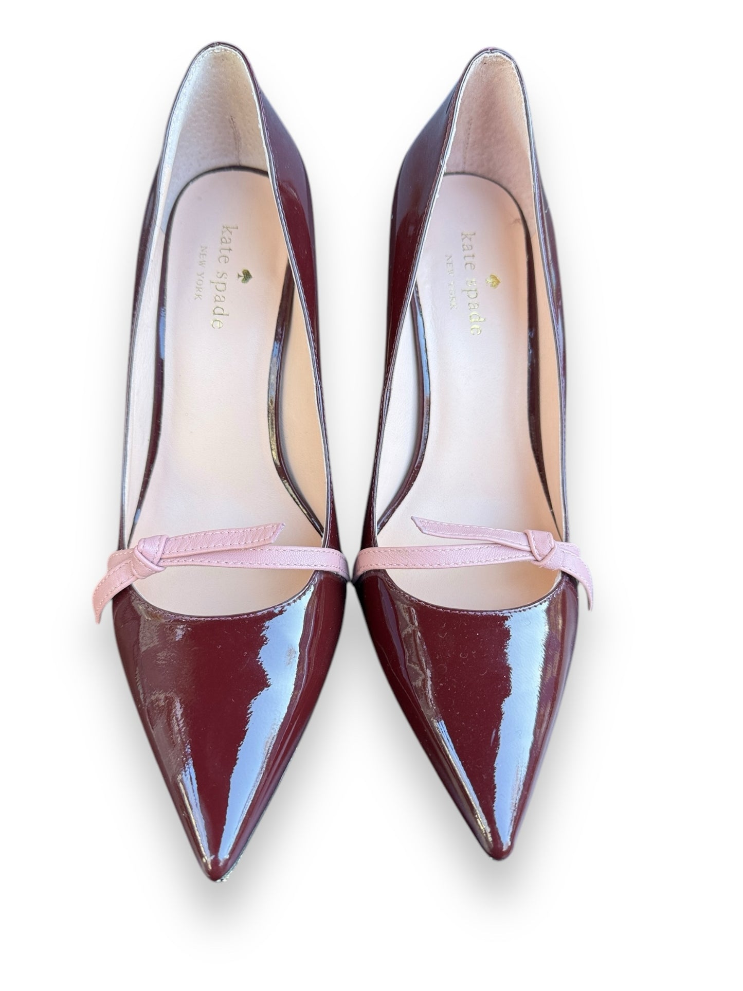 Kate Spade Shoe Size 7.5 Deep Cherry Heels