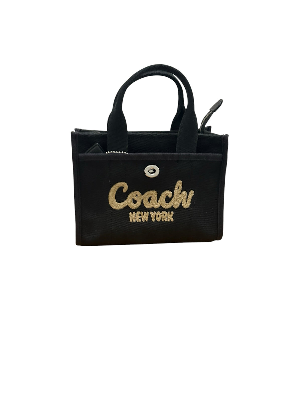 Coach Black Canvas Handbag
