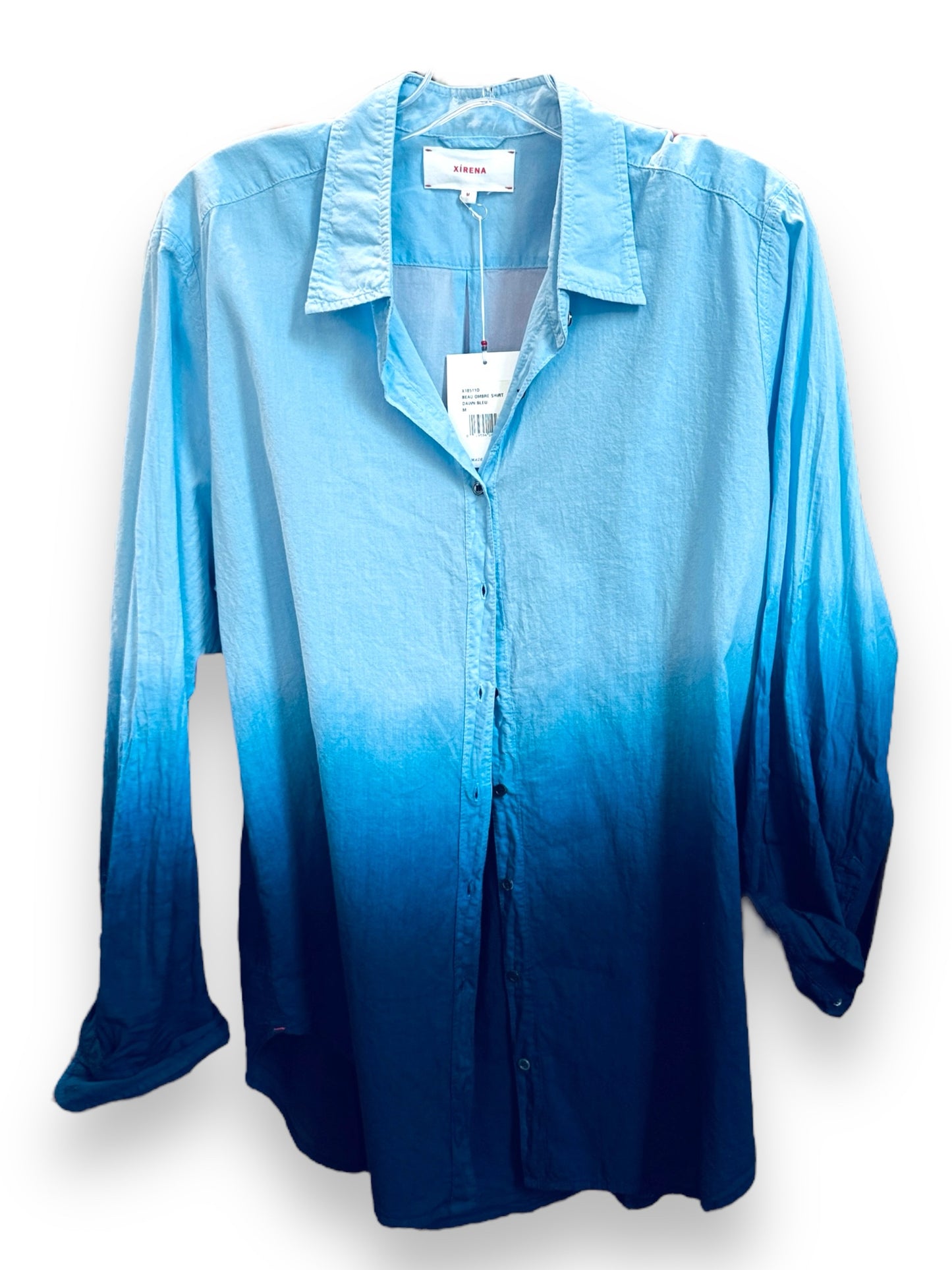 Xirena Size Medium Blue Blouse