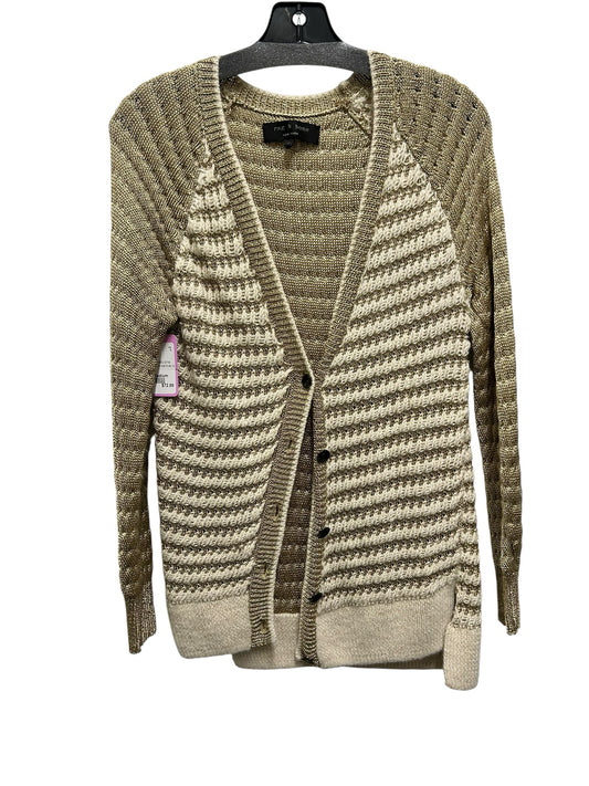 Rag & Bone Size Medium Gold & Ivory Sweater