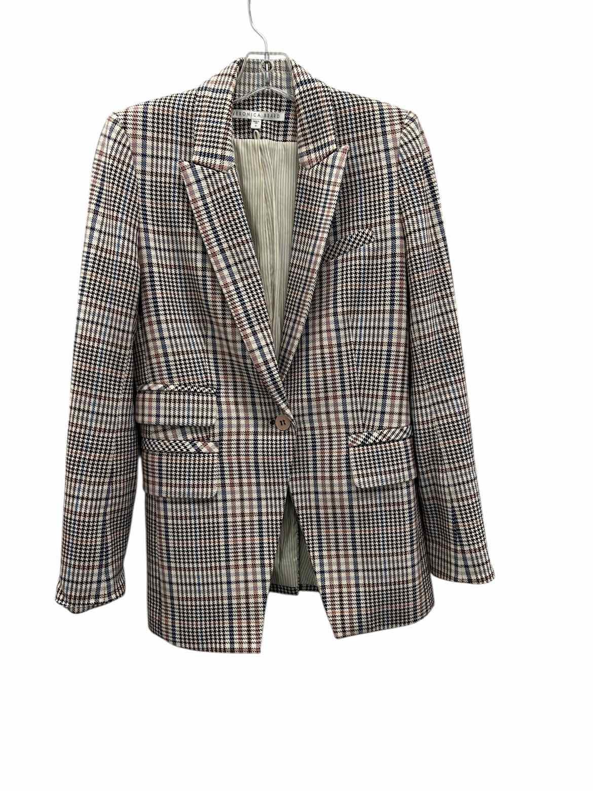 Veronica Beard Size 6 Plaid Blazer