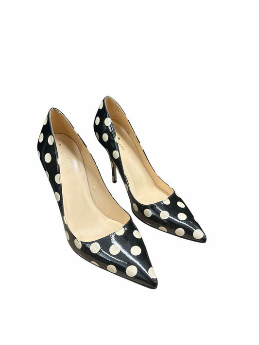 Kate Spade Shoe Size 8 Black & Ivory Heels