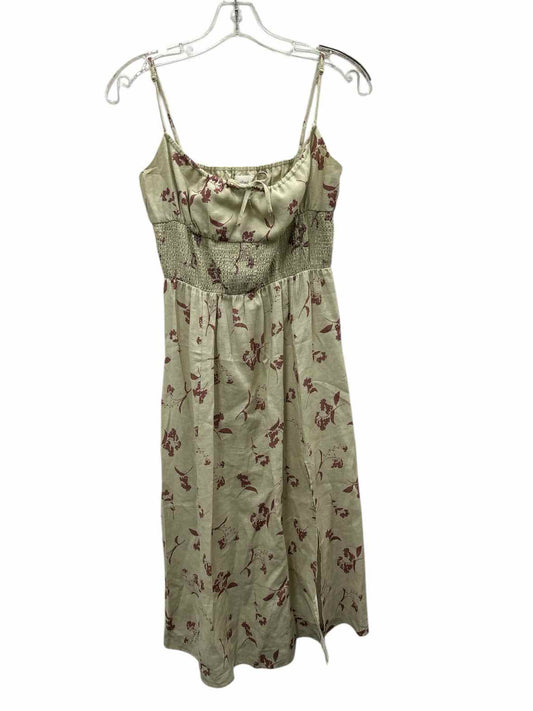 Wilfred Size 4 Green & Brown Dress