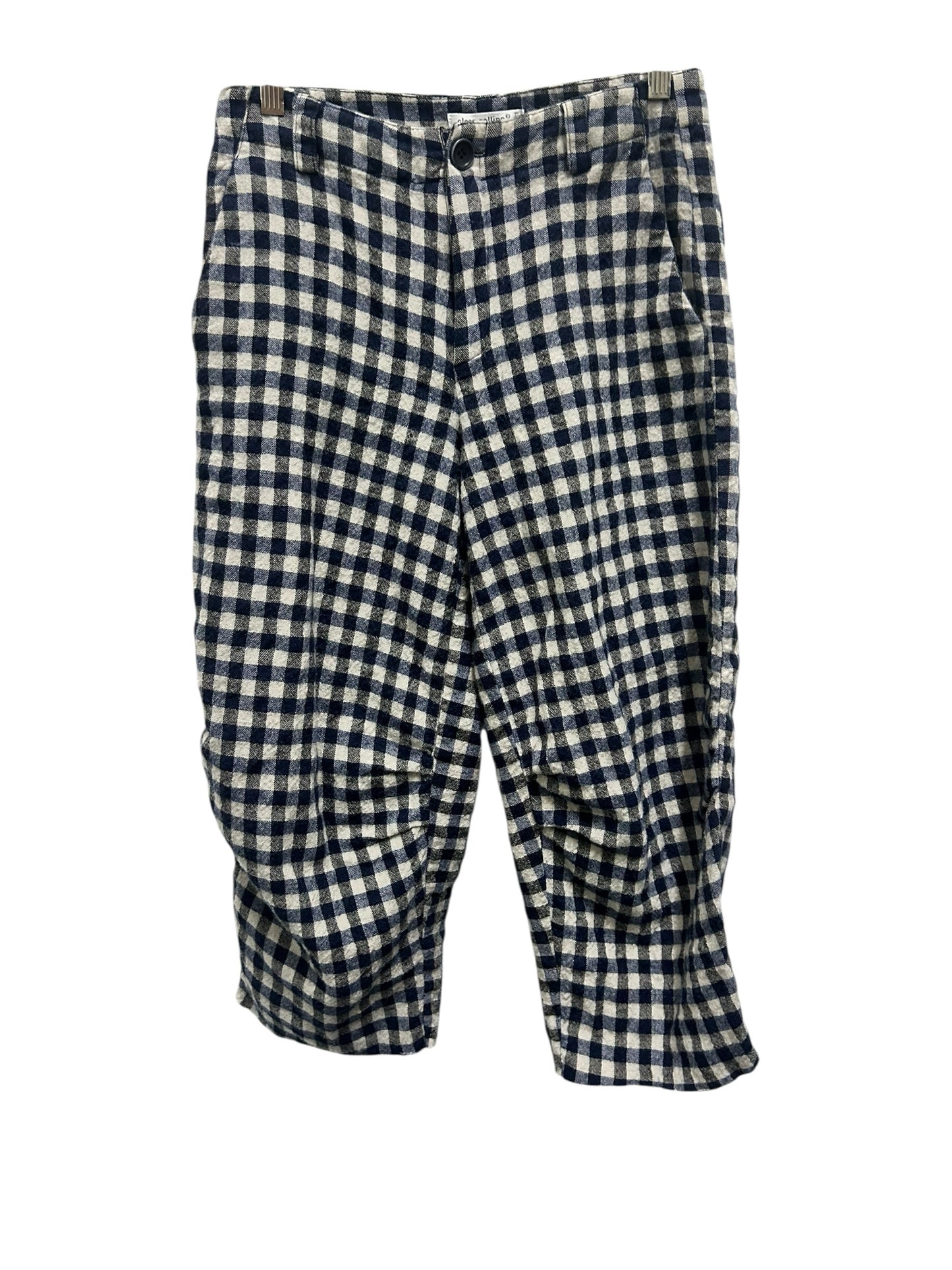 Clara Collins Size Small Navy & Gray Pants