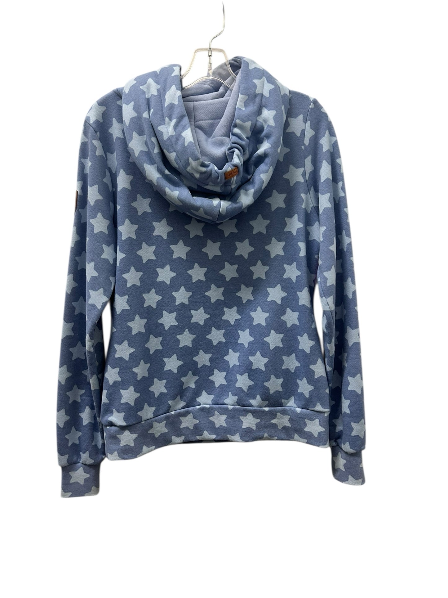 Wanakome Size Medium Blue Print Sweatshirt