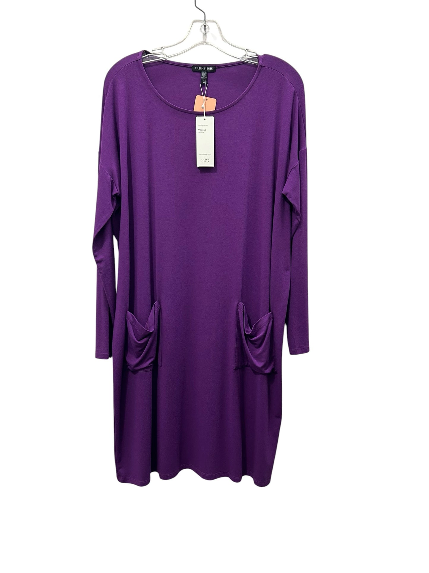 Eileen Fisher Size Sml/Med Purple Dress
