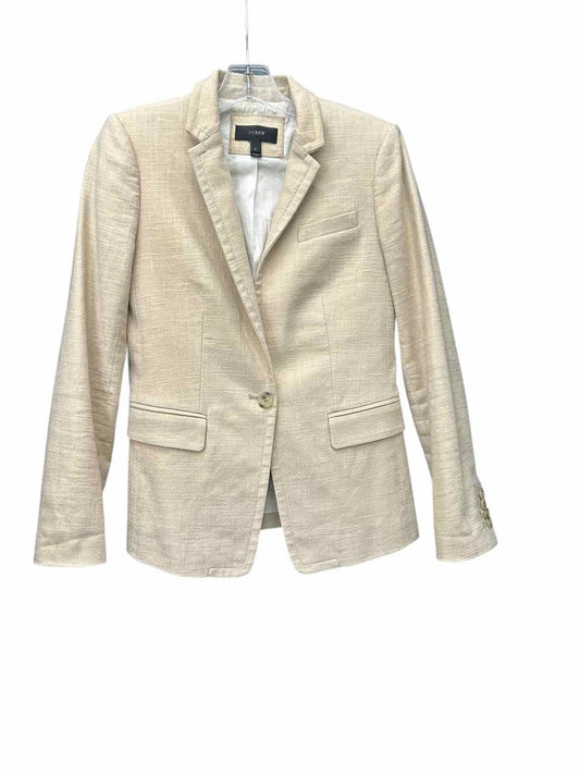 J. Crew Size 2 Beige Blazer