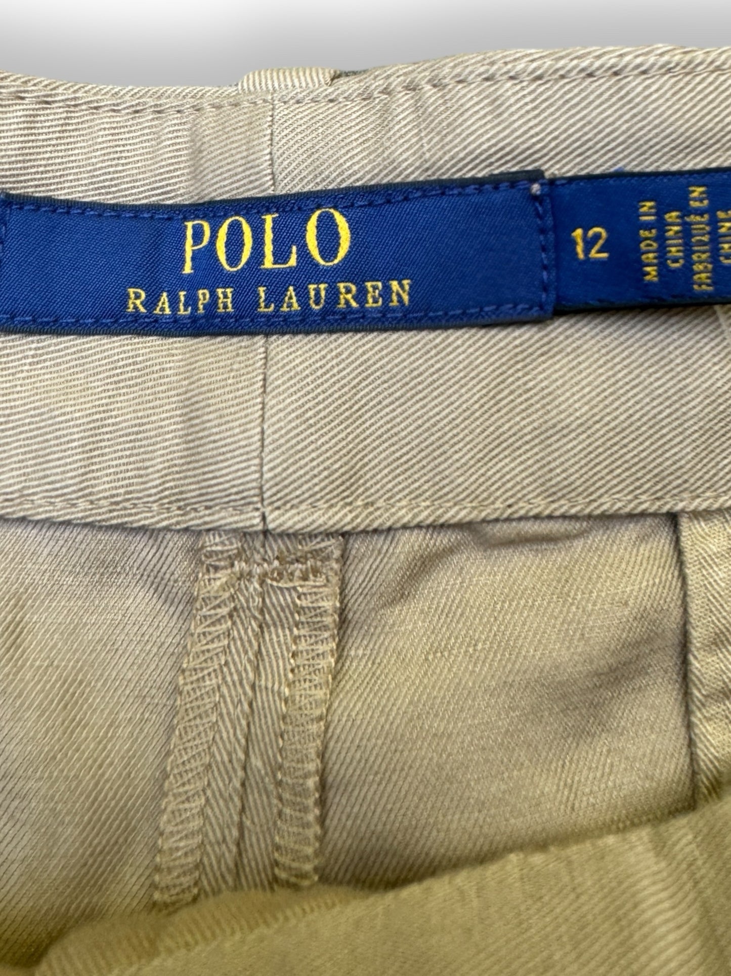 Polo Size 12 Khaki Shorts