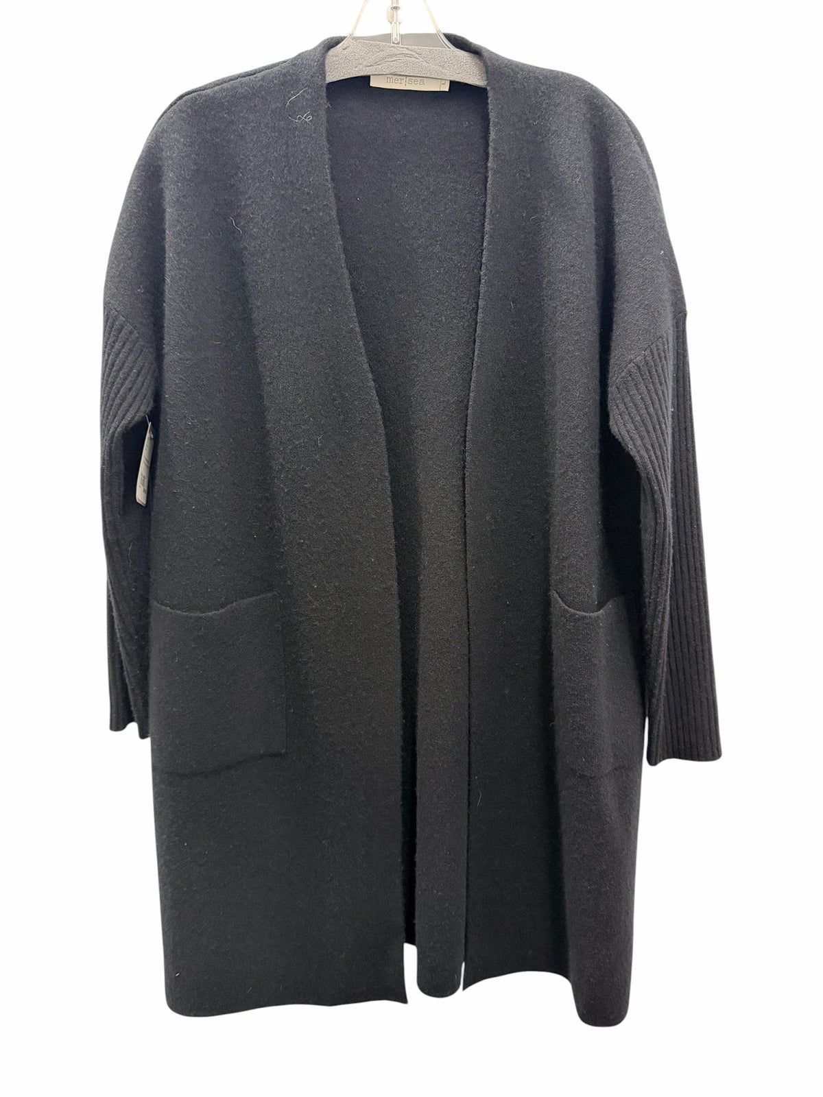 Mer Sea Size Large Black Coat