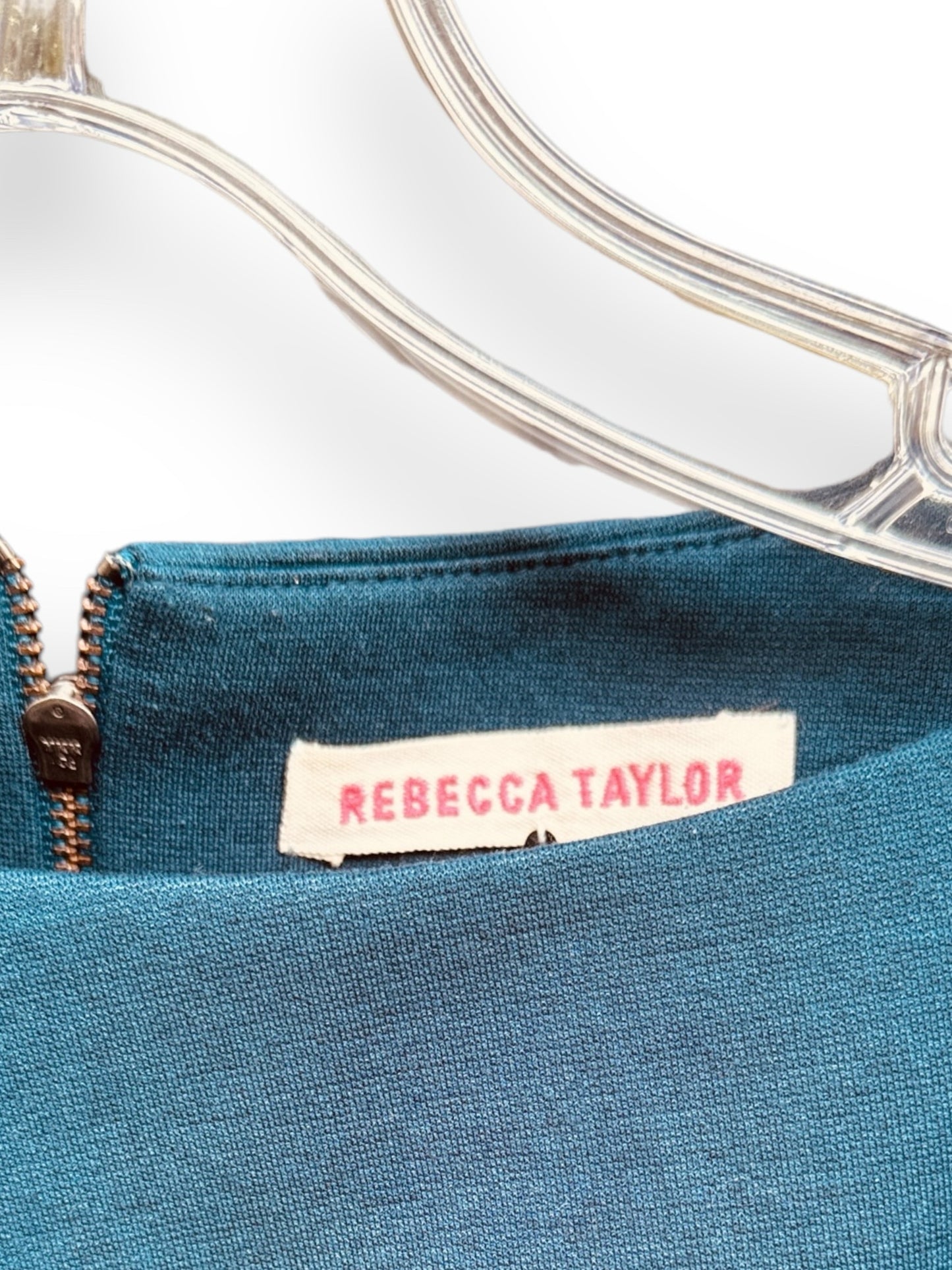 Rebecca Taylor Size 4 Teal Dress