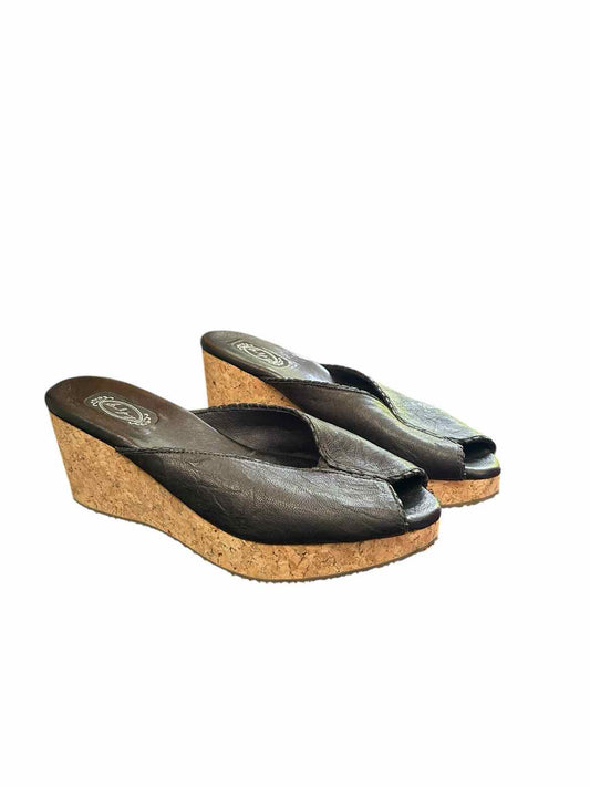 Salpy Shoe Size 6.5-7 Black Sandals