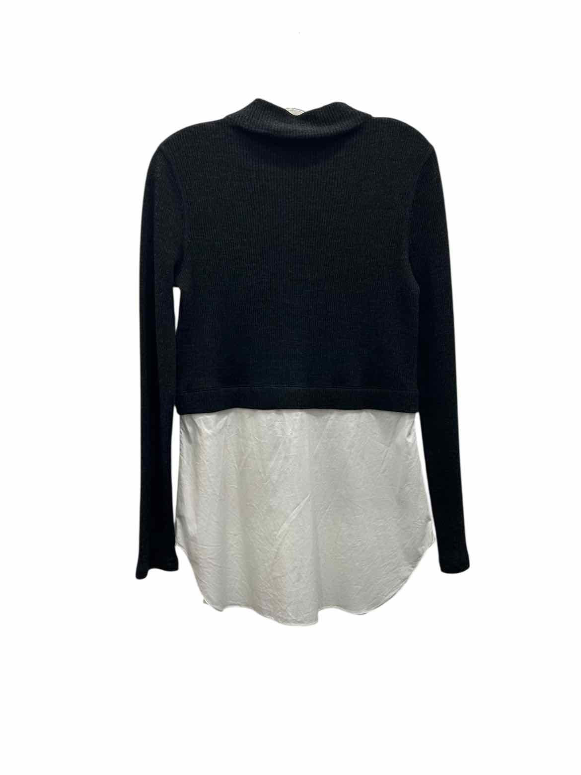 Theory Size Medium Gray & White Sweater