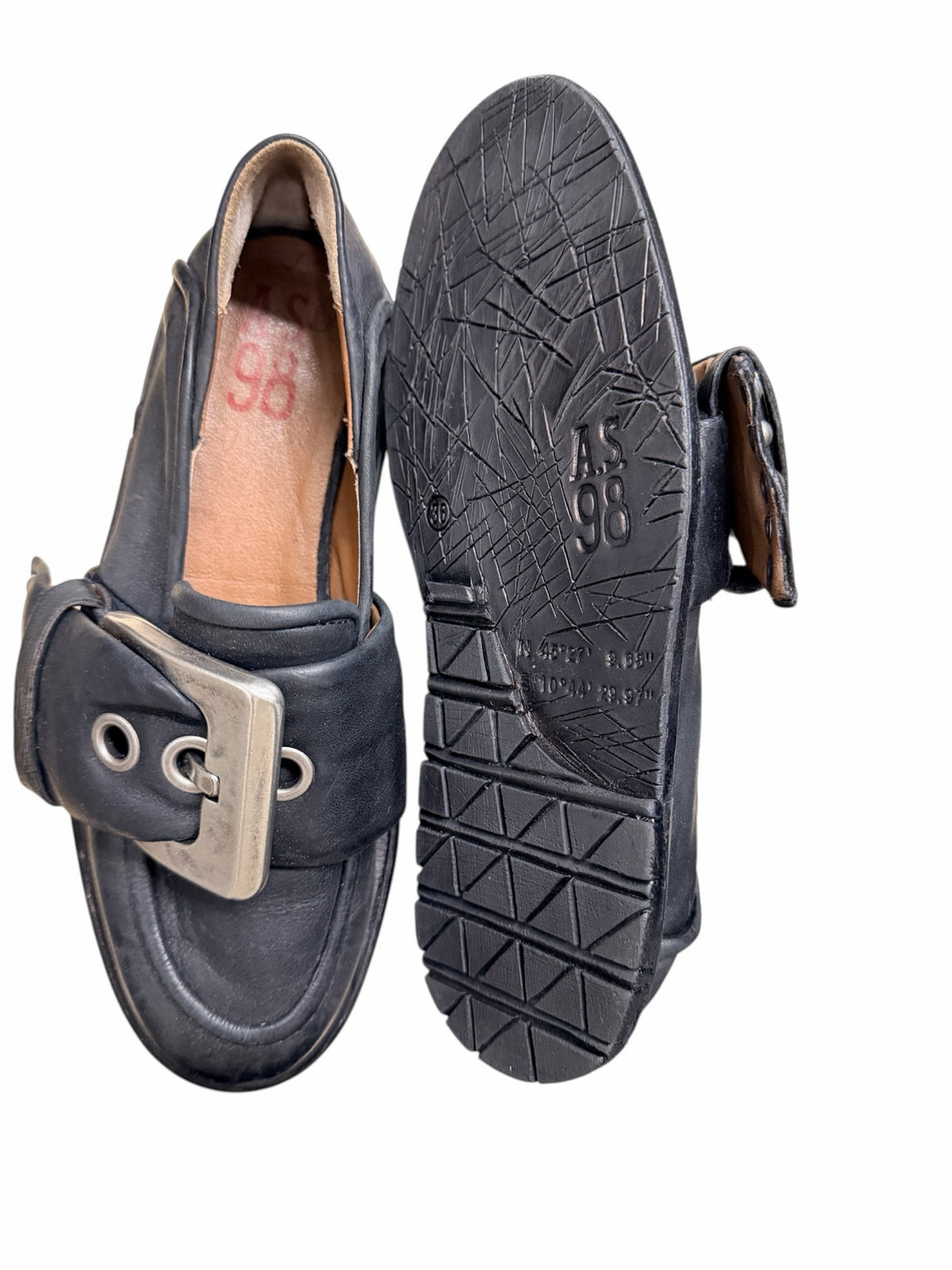 A.S. 98 Shoe Size 5.5-6 Black Shoes