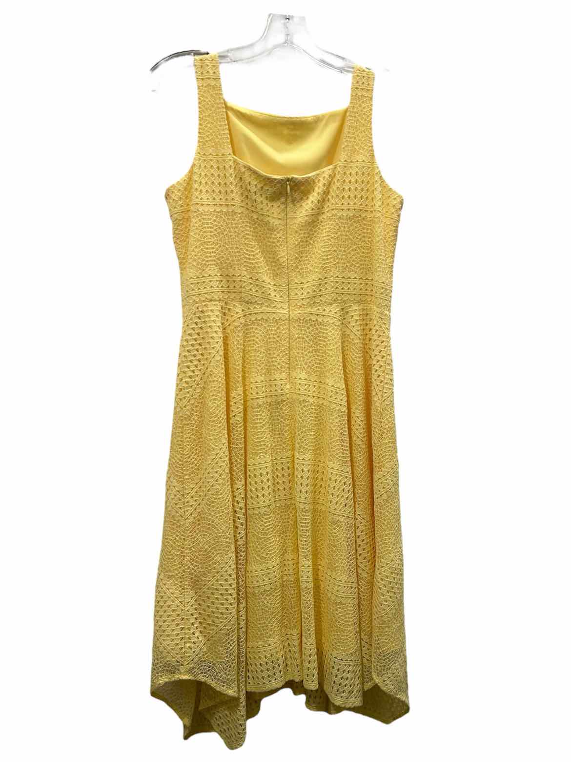 Maggy London Size 10 Yellow Dress