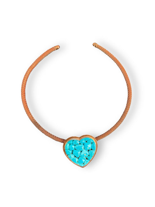 Jay King copper Heart Necklace