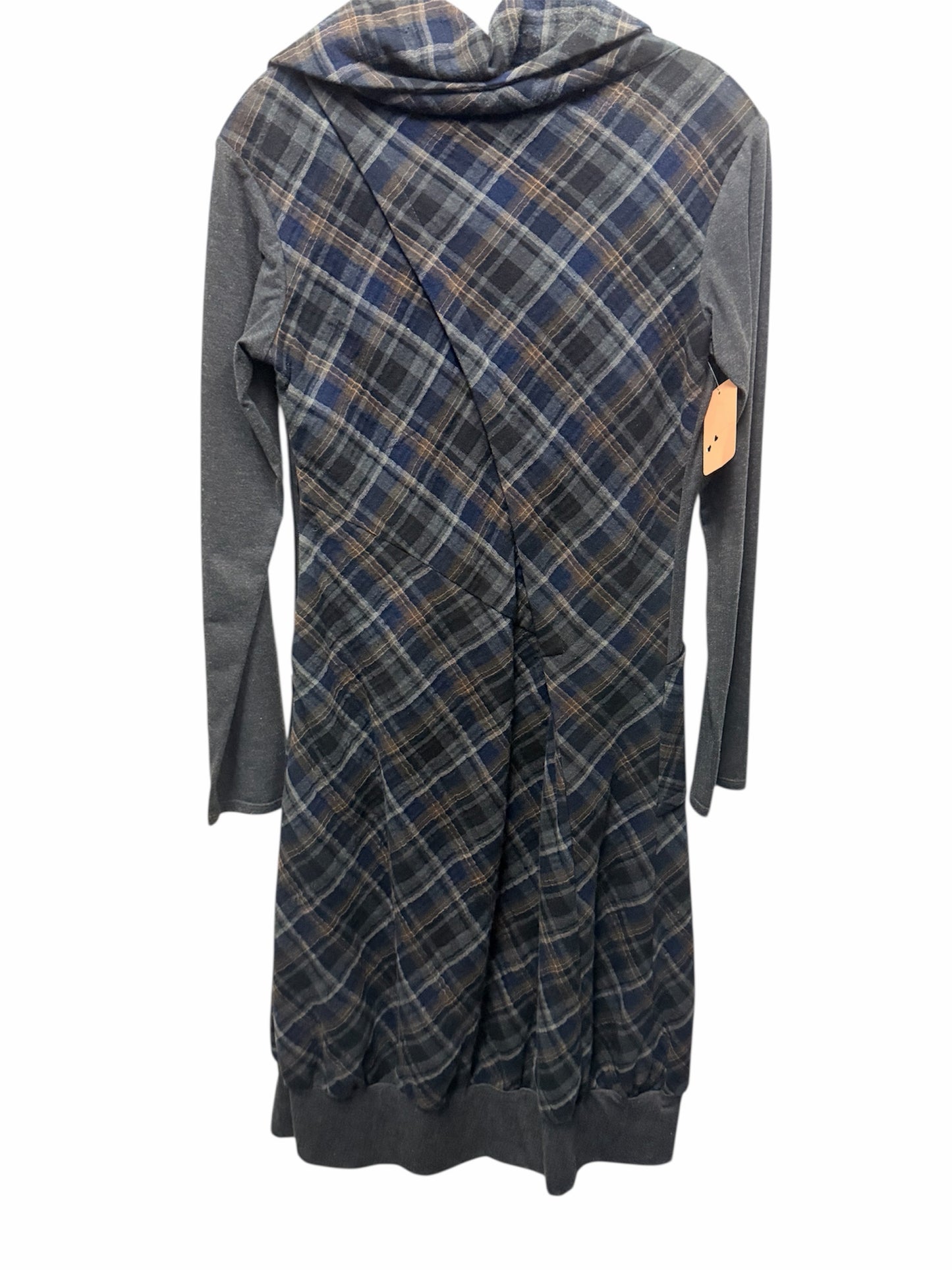 Aimee G Size Small Navy & Gray Dress