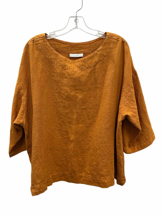 Bryn Walker Size Medium Butterscotch Blouse