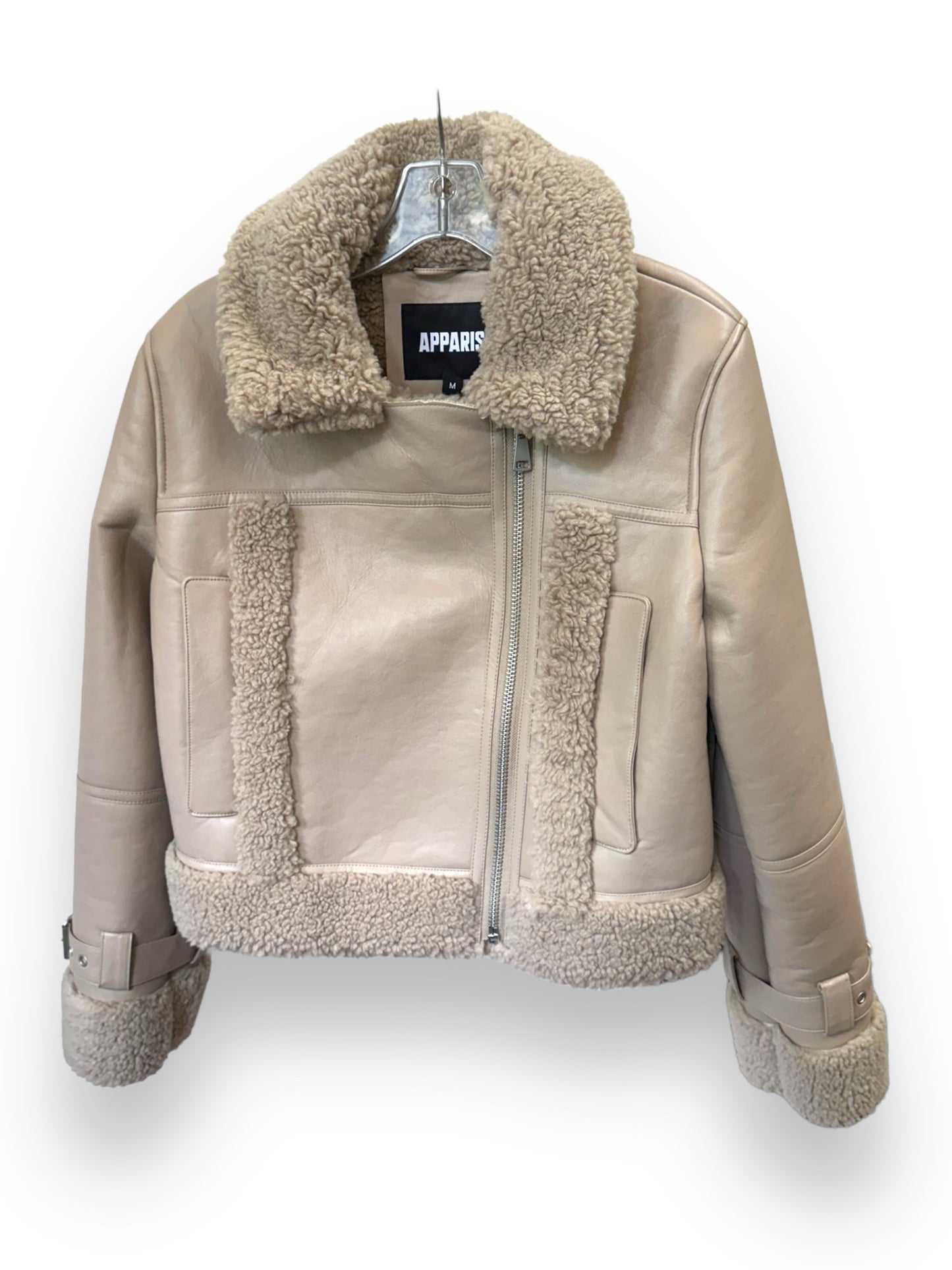 Apparis Size Medium Beige Jacket