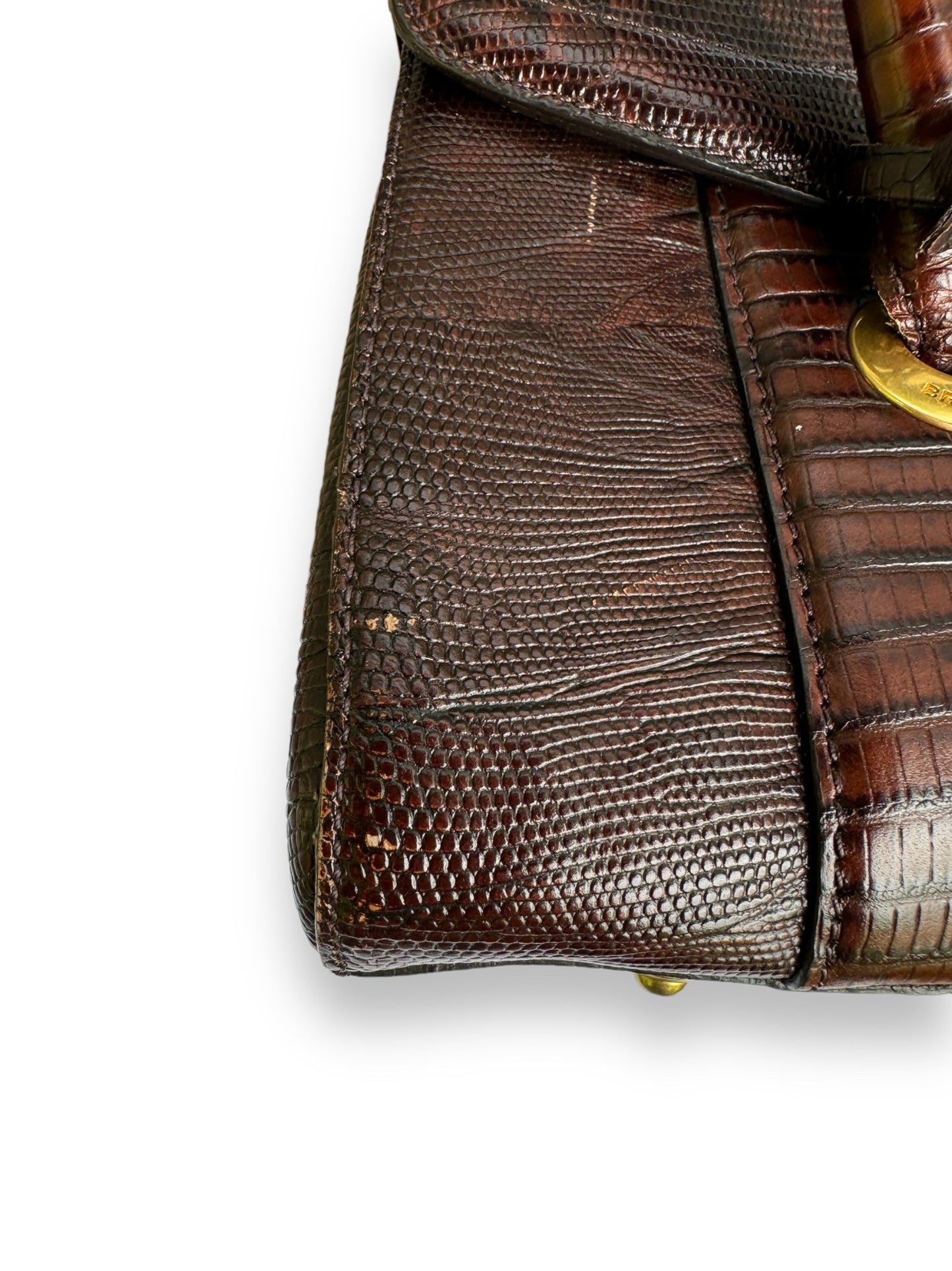 Brahmin Brown Leather Handbag