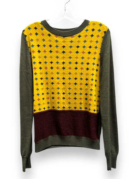 Antipast Size Sm/med Olive Print Sweater