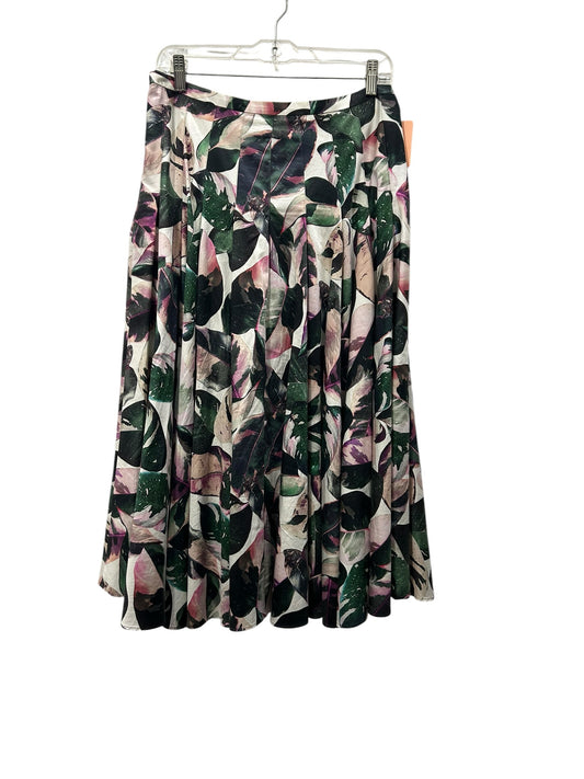AKRIS Size 6 Pink Print Skirt