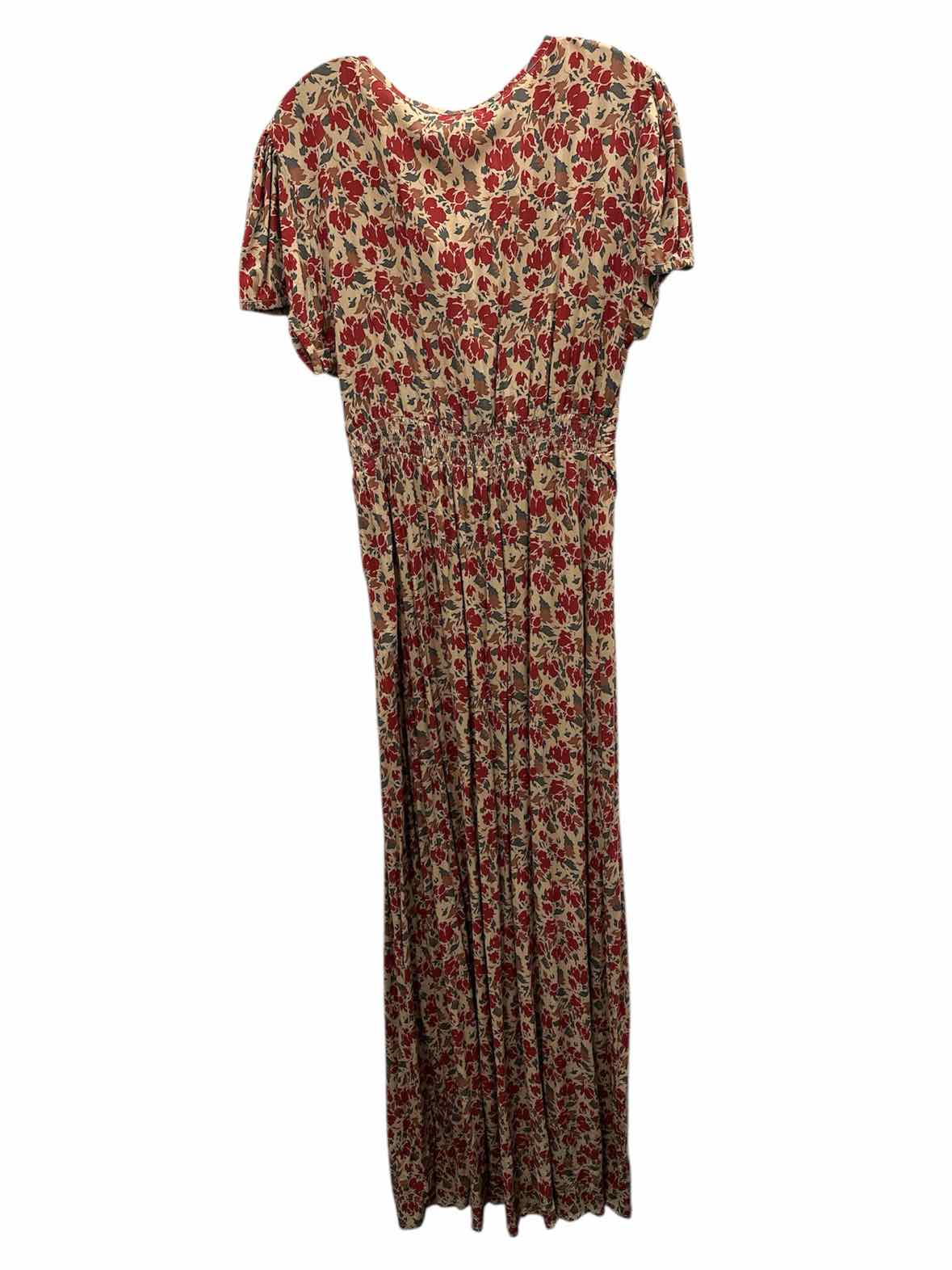 Pampelone Size Large Rust Print Dress