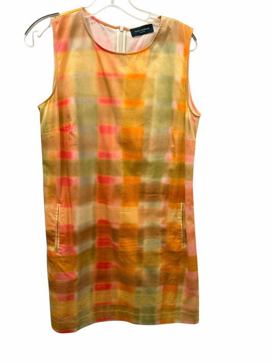 Piazza Sempione Size Medium Orange & Pink Dress