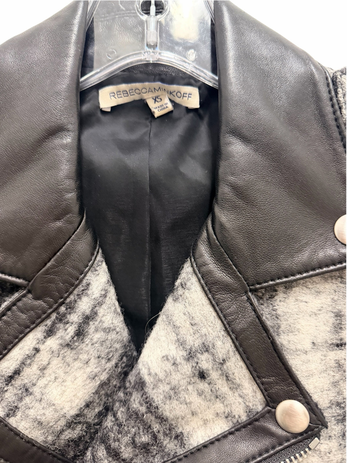 Rebecca Minkoff Size X  Small Black & White Jacket