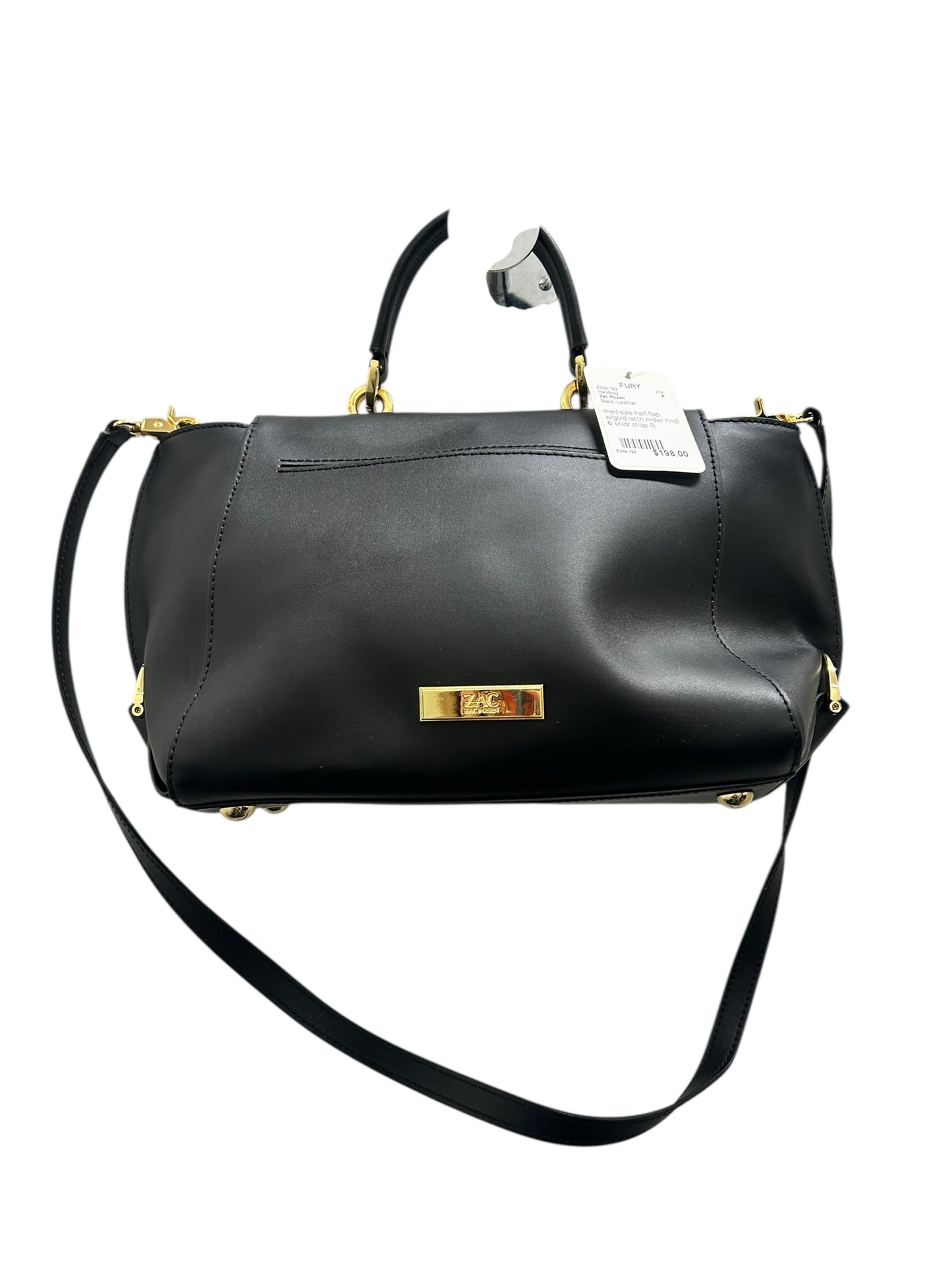 Zac Posen Black Leather Handbag