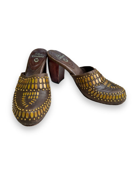 Calleen Cordero Shoe Size 6 Brown Clogs