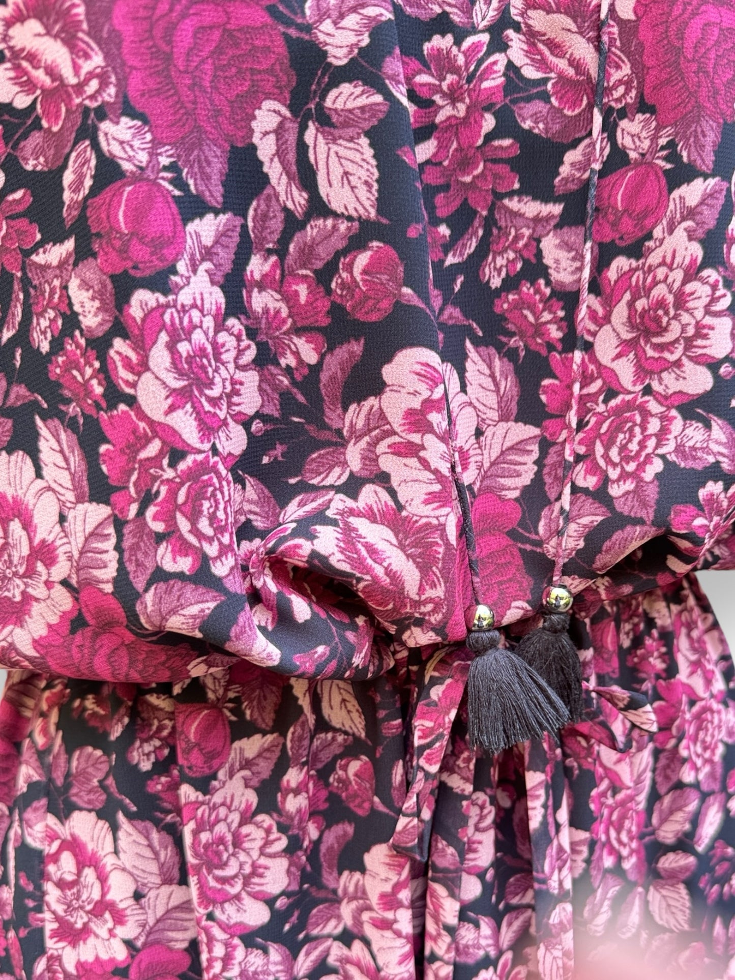 Size Medium Paige Pink Print Dress