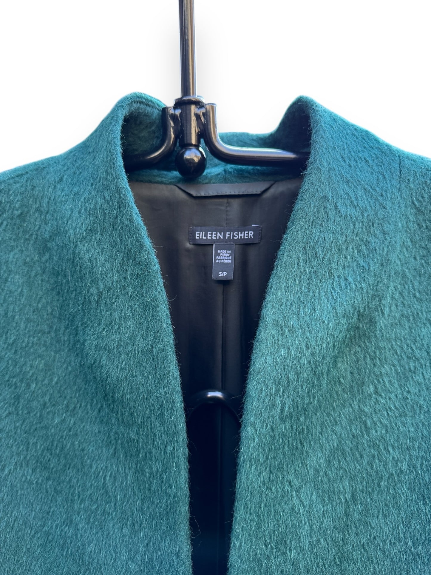 Eileen Fisher Size Small Green Coat