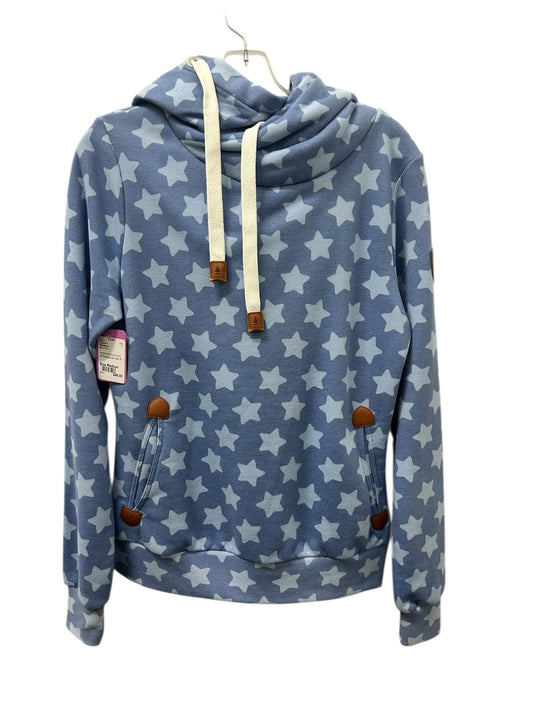 Wanakome Size Medium Blue Print Sweatshirt
