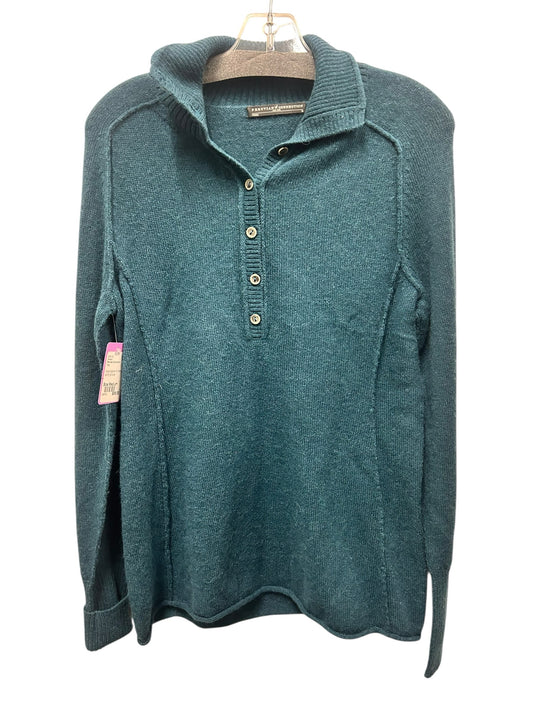 Peruvian Connection Size Medium Teal Sweater