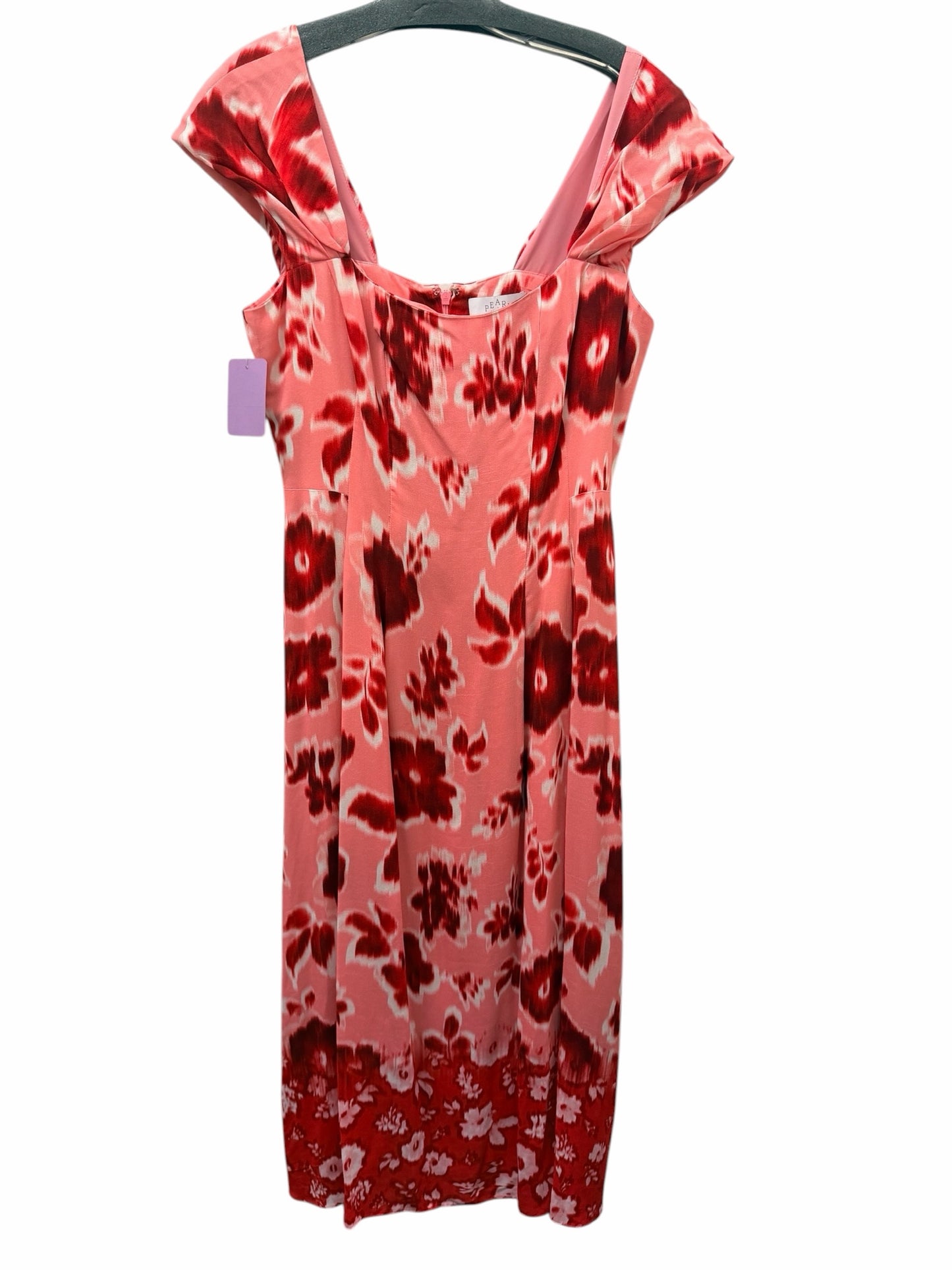 Pearl by Lela Rose Size 8 Pink Print Dress