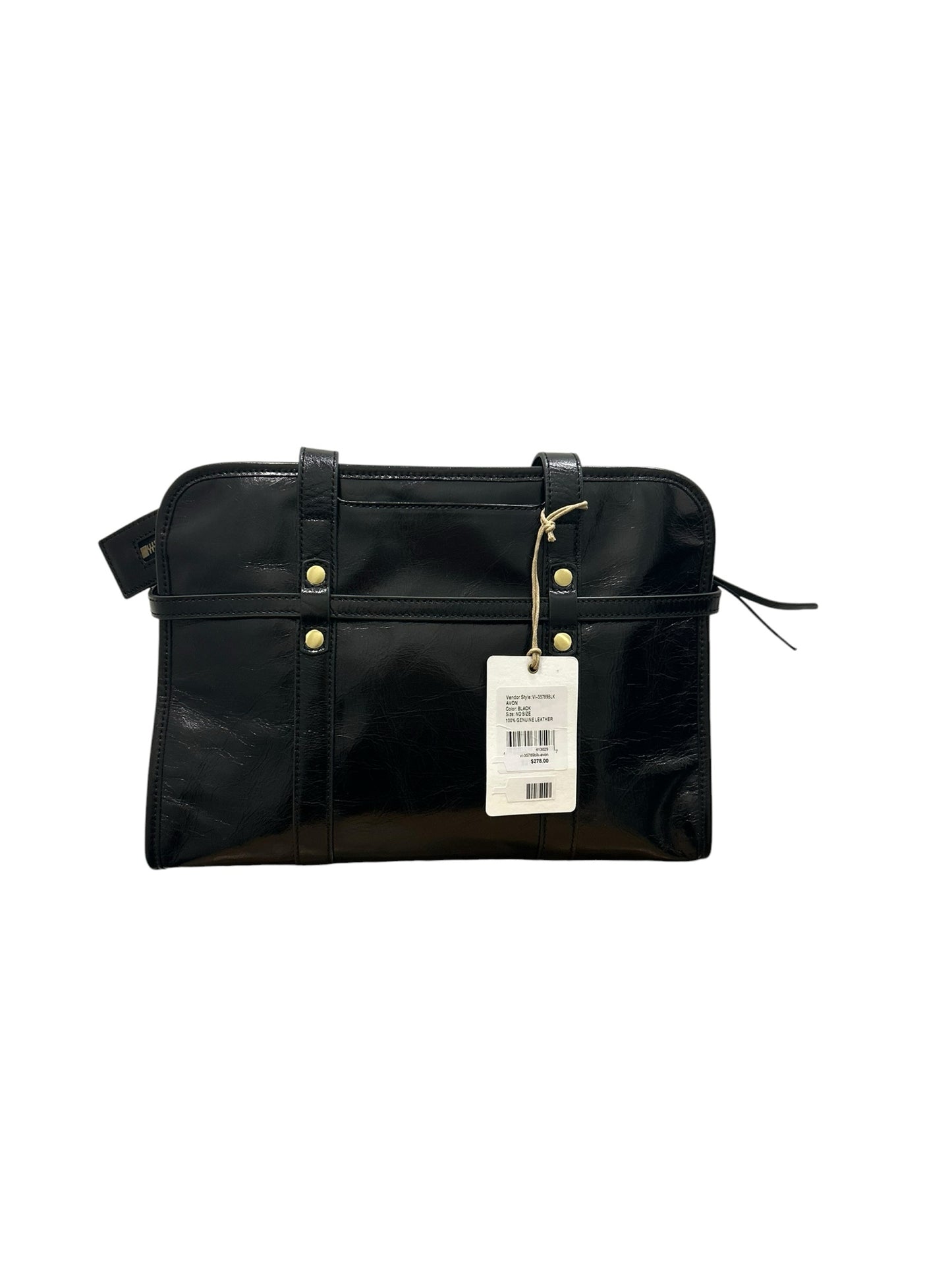 Hobo Black Leather Handbag