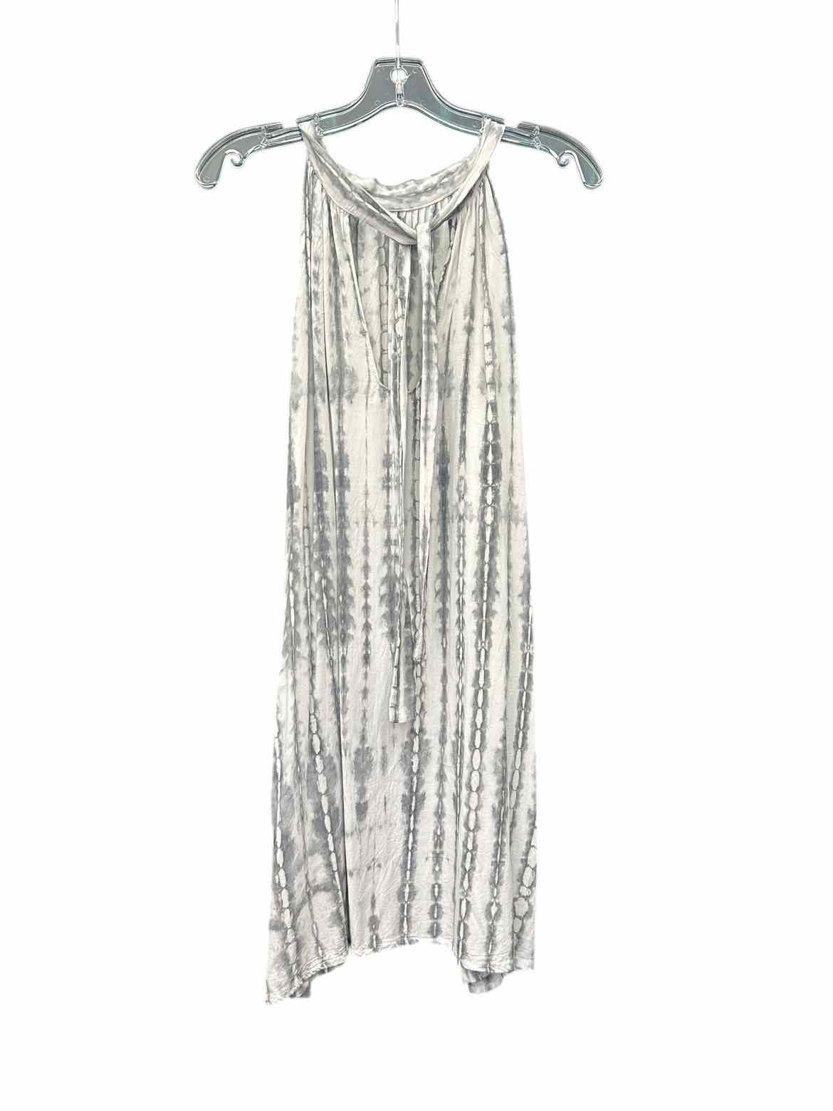 Bayu Semilir Size Sml/Med Gray & White Dress