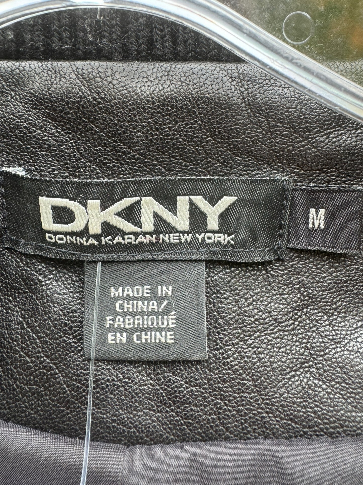 DKNY Size Medium Leather Jacket