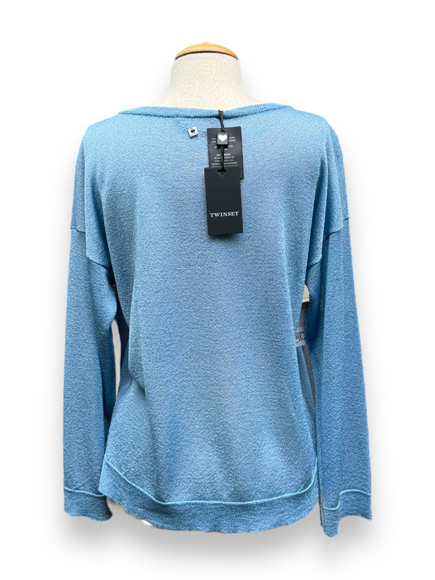 Size Sml/Med Twinset lt blue Sweater