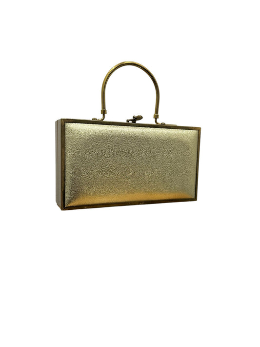 Lou Taylor Gold Metallic Handbag