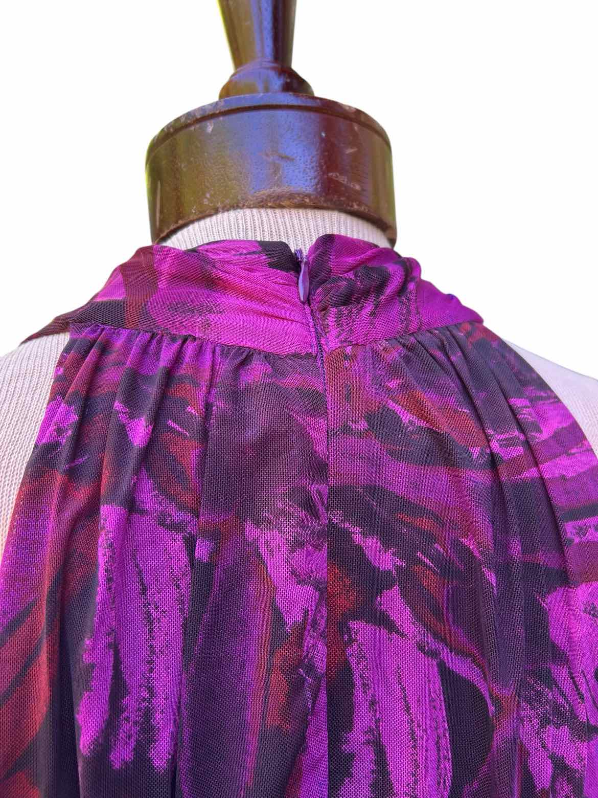 London Times Size 10 Magenta Dress
