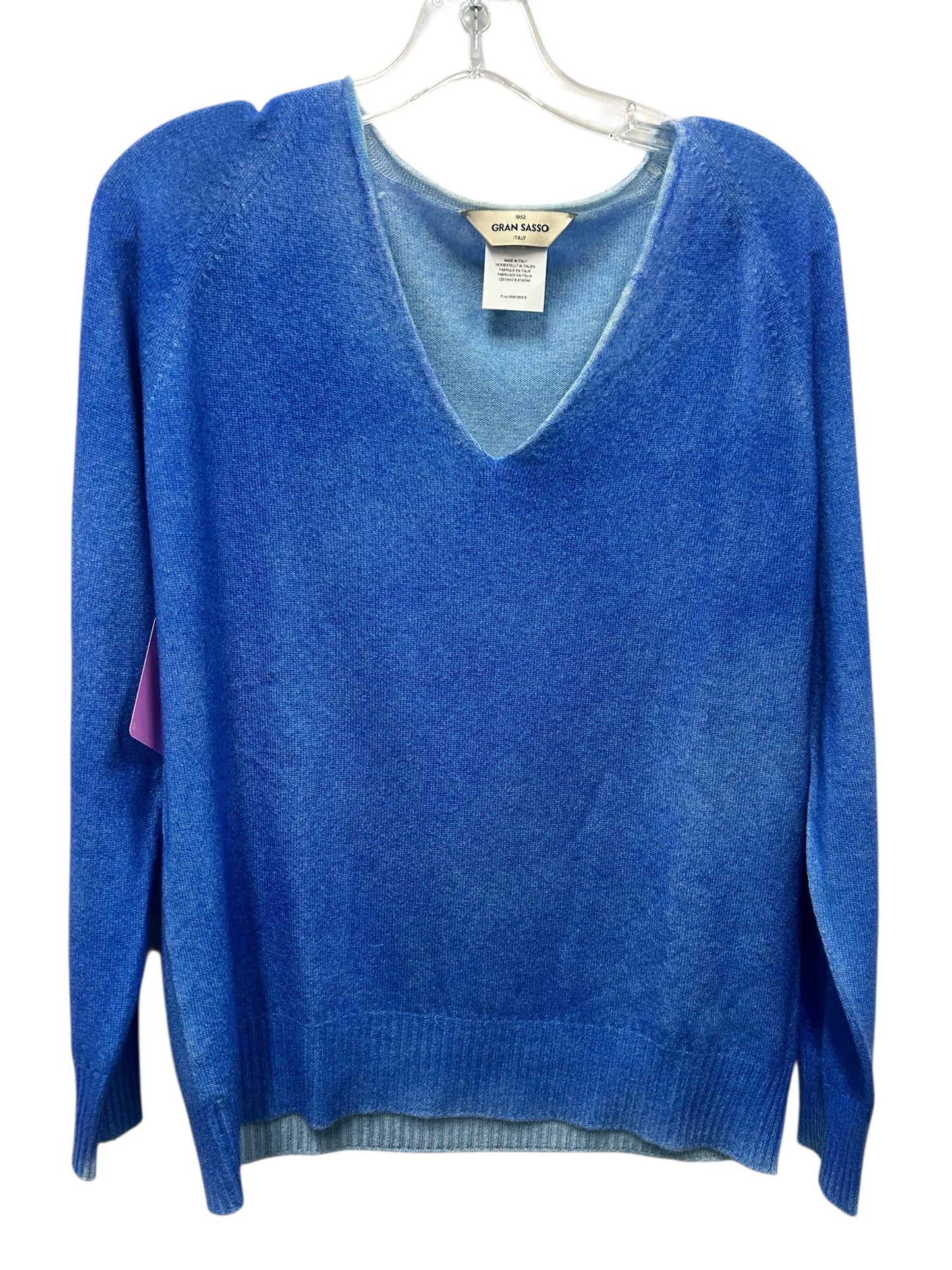 Gran Sasso Size Med/Lrg Blue Sweater