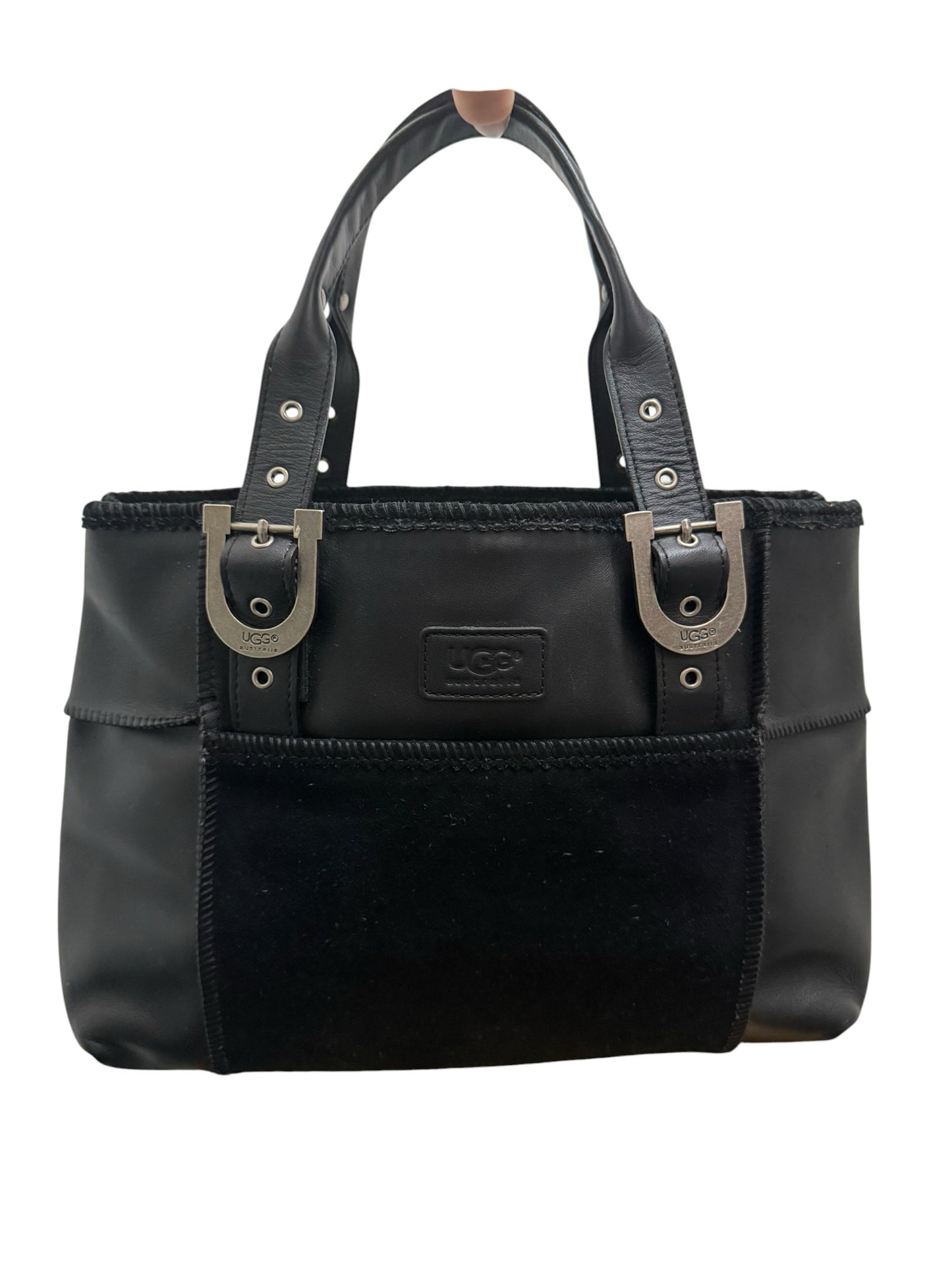 Ugg Black Leather Handbag