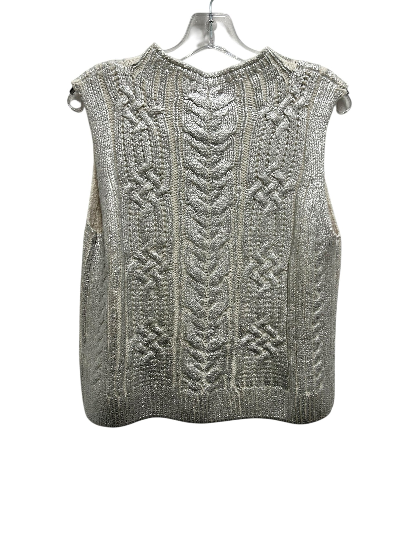1. State Size Medium Silver Sweater